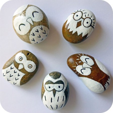 Рисование на камнях