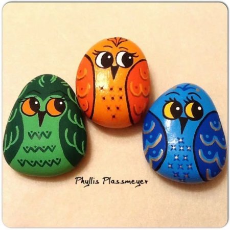 Рисование на камнях