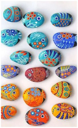 Смешные мордашки на камнях