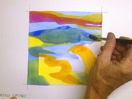 Рисование мазками для начинающих гуашью