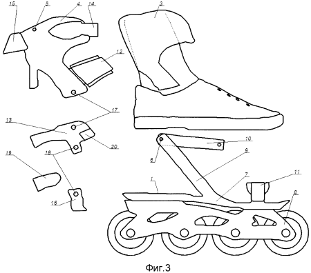 Конструкция колеса роликовых коньков
