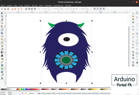 Векторные рисунки в Inkscape