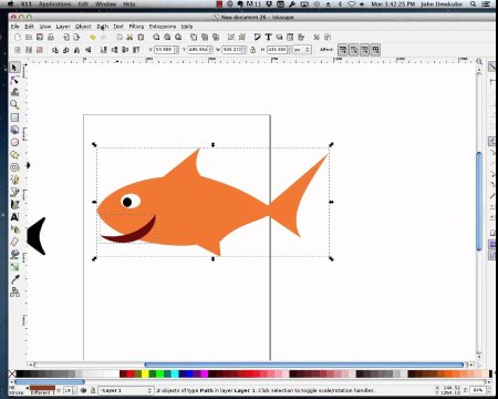 Цветок в инкскейп