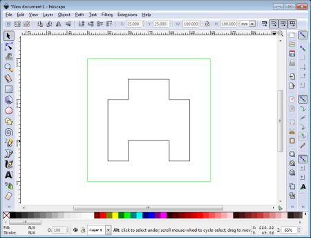 Практические задания в инскейп