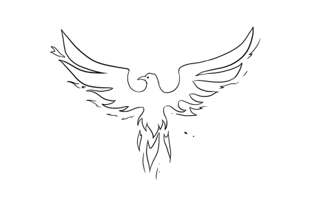 Феникс рисунок