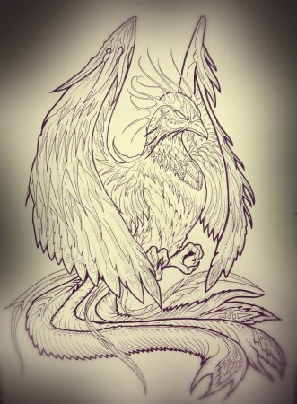 Феникс карандашом