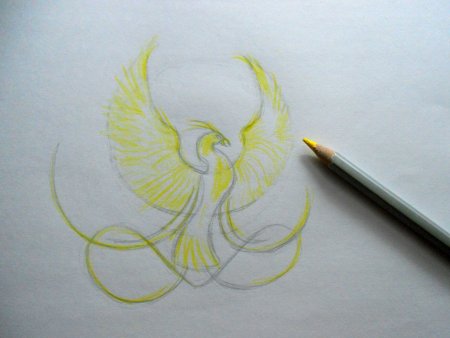 Феникс карандашом