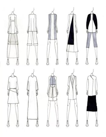 Эскизы одежды