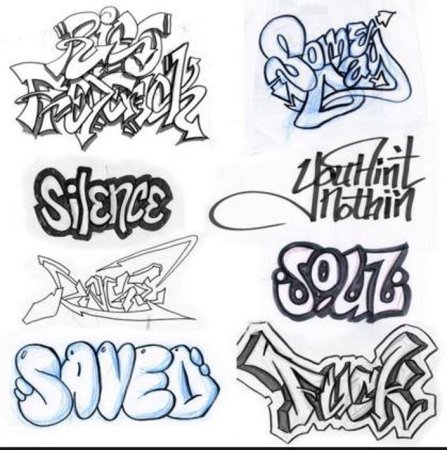 Легкие буквы для тега