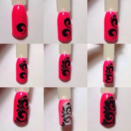 Узоры на ногтях для начинающих