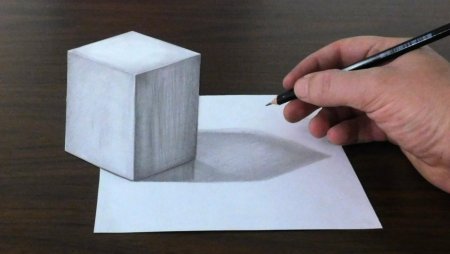 Иллюзия объемного рисунка