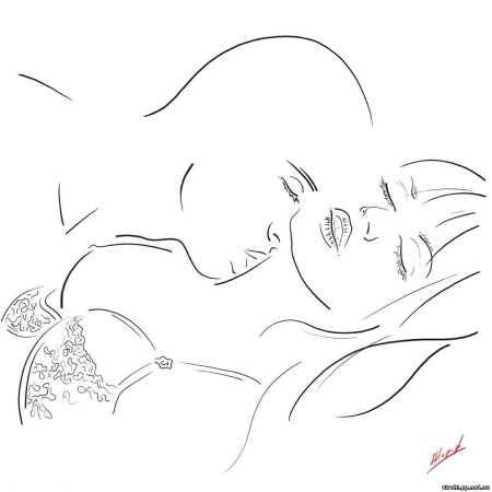 Рисунки карандашом для начинающих любовь