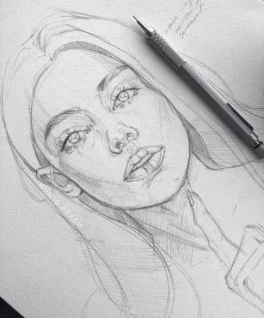 Эскизы карандашом