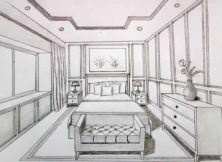 Рисунки дизайнеров интерьера для начинающих