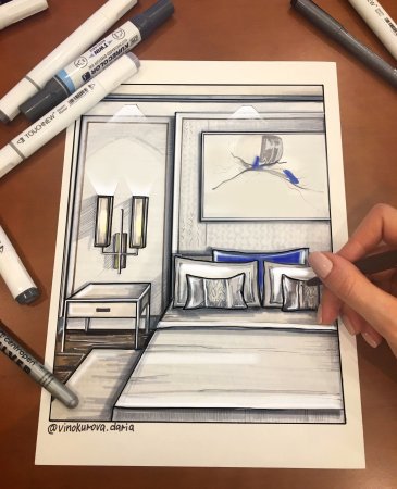 Рисование для дизайнеров интерьера