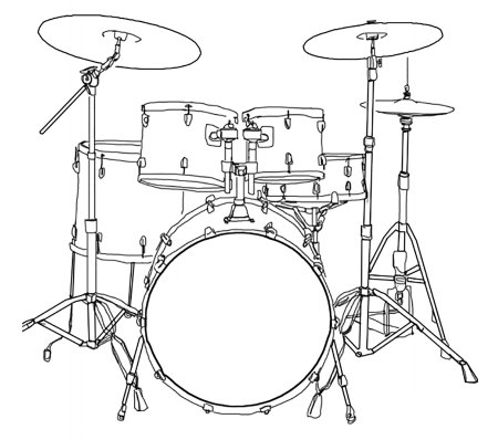 Нарисовать барабан