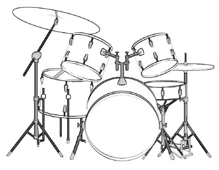 Барабан трафарет