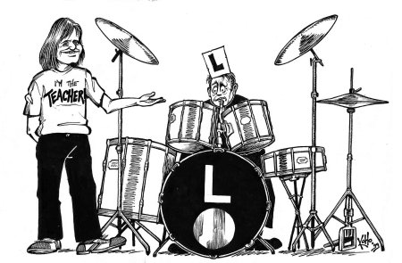 Рисунок на день барабанщика