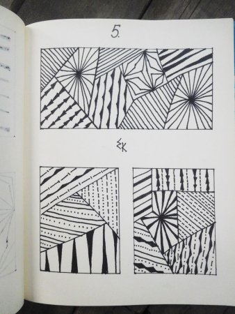 Упражнения для прямых линий в рисовании