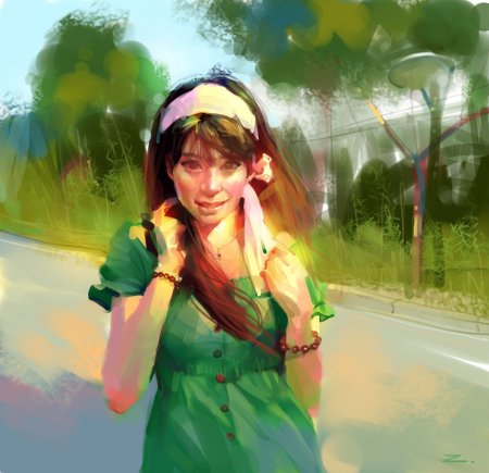 Китайский художник под ником ZHUZHU.