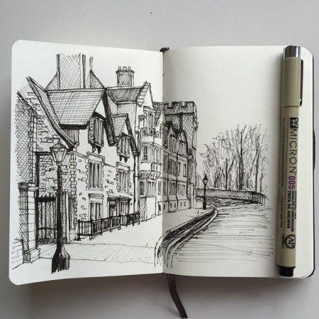 Акварельный скетчбук Молескин