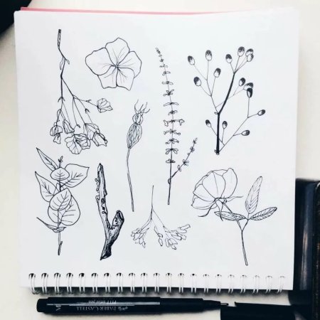 Простые рисунки для скетчбука