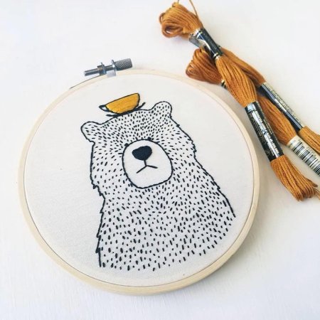 Эскиз для вышивания на пяльцах