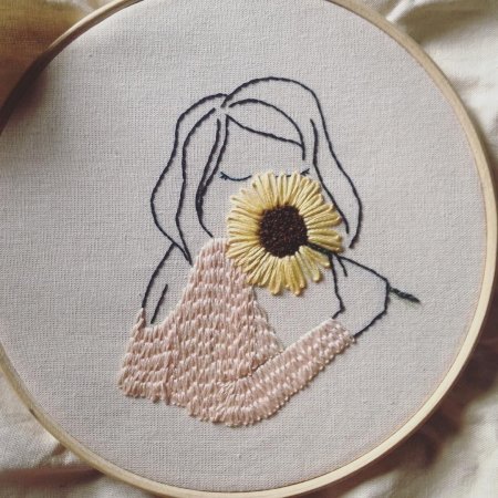 Вышивка мулине на ткани