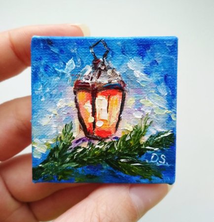 Миниатюры акрилом