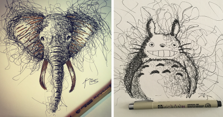 Рисование линером для начинающих