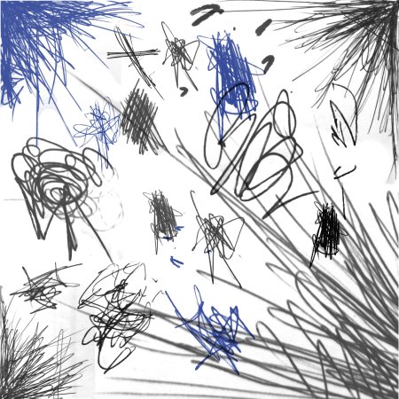 Каракули карандашом