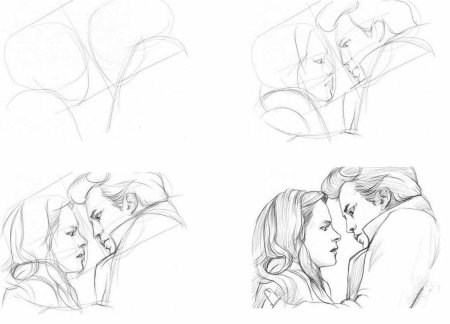 Поэтапное рисование для взрослых карандашом