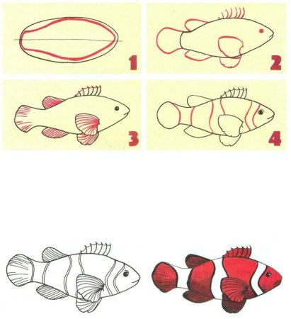 Рисование акварельными карандашами для детей