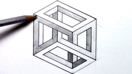 3d рисунки карандашом для начинающих