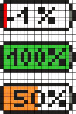 Рисунки по клеточкам в тетради еда