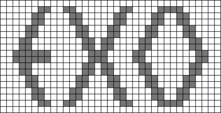 Корейские рисунки в клеточку