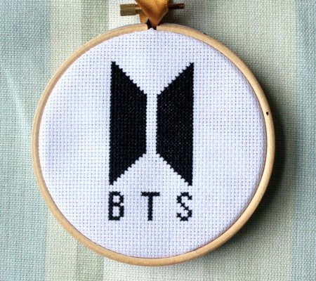 Вышивание крестиком BTS