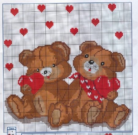 Вышивка крестом для любимого