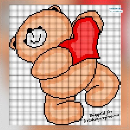 Рисунки по клеткам на др