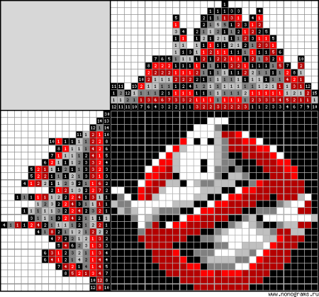 Японский кроссворд повар