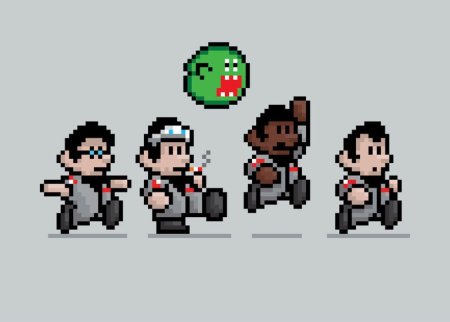 Пиксельные охотники за привидениями