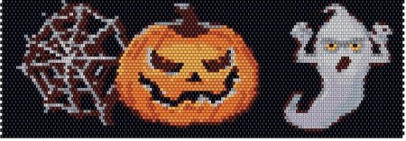 Схемы фенечек на Хэллоуин