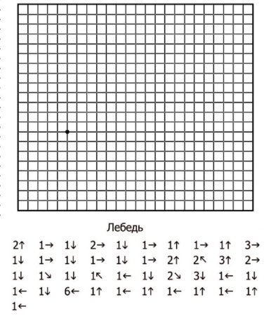 Схемы графического диктанта для дошкольников
