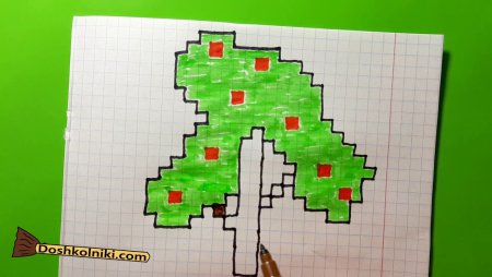 Дерево крестиком