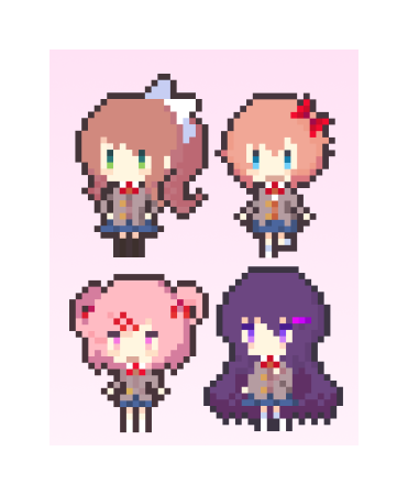 Моника DDLC пиксель