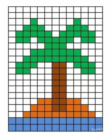 Вышить крестом дерево