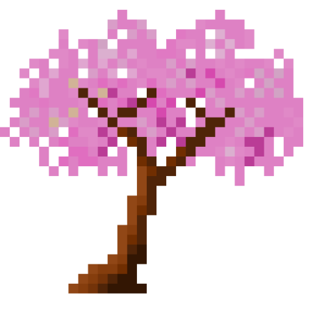 Рисование по клеточкам дерево