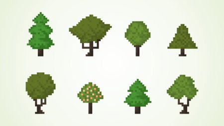 Кактус по клеточкам маленький