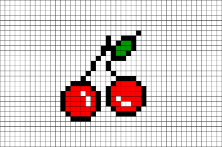 Рисунки по клеткам маленькие