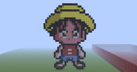 Луффи майнкрафт